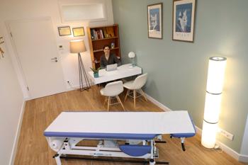 Le bureau du cabinet d'ostéopathie